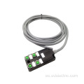 4*M12 Cable de molde de 5 polos PNP